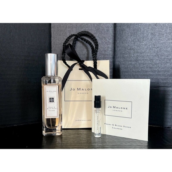 Jo Malone London PEONY & BLUSH SUEDE Cologne 1 FL.OZ./30 ML + Sample
